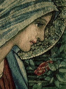 Das Gesicht der Jungfrau Maria (Detail)