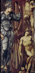 Das Rad des Schicksals von Edward Burne Jones