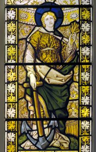 Forest Green, Heilige Dreifaltigkeit, Burlison & Grylls, nach Edward Burne-Jones, Hoffnung 1896