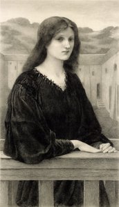 Vespertina Quies, graviert von Emile Boilvin, veröffentlicht von Arthur Tooth & Sons, 1897 von Edward Coley after Burne Jones