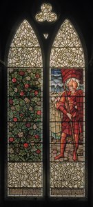 Laubwerk & Joshua (1902-1914) von Edward Coley and Dearle Burne Jones