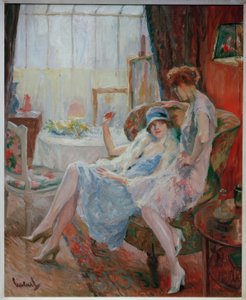 Atelierbesuch von Edward Cucuel