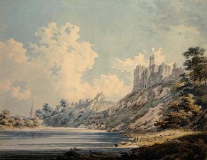 Burg Warkworth von Edward Dayes