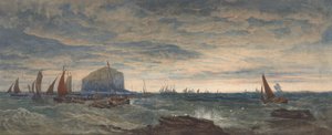 Der Bass Rock bei Morgengrauen