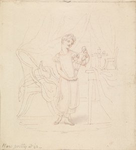 Illustration für Die neue Puppe: Wie hübsch sie ist von Edward Francis Burney