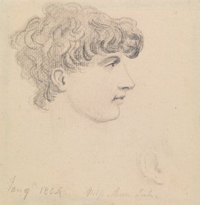 9. Januar 1804, Miss Ann Lukie (?) von Edward Francis Burney