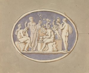 Vulkan und die Götter und Göttinnen von Edward Francis Burney