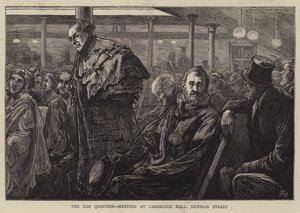 Die Kutschenfrage, Treffen in der Cambridge Hall, Newman Street