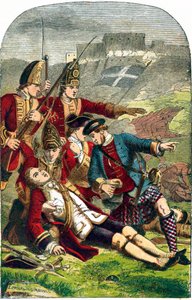 Tod von General James Wolfe bei der Belagerung von Quebec, 1759 ca. 1870 von Edward Henry Corbould