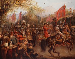 Heil! Hier kommt der siegreiche Held, 1893 von Edward Henry Corbould
