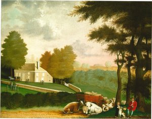 Das Grab von William Penn von Edward Hicks