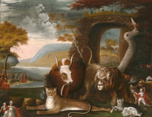 Das Friedliche Königreich und Penn von Edward Hicks