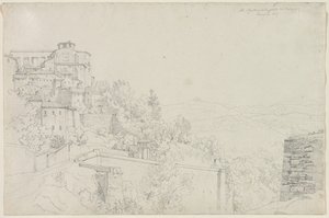 Heiliger Agostino von Bulagajo, Perugia San Agostino dalla parte del Bulagajo, Perugia, 1829