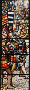 Die Landung von Kaiser Sigismund in Dover im Jahr 1416 (Detail)