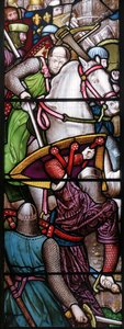 Die Entlastung von Dover Castle durch John de Pencester im Jahr 1216 (Detail)
