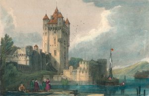 Die gotischen Türme von Ellfeld, ca. 1834