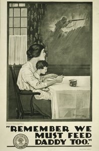 Denkt daran, wir müssen auch Papa füttern, Canada Food Board von Edward Killingworth Johnson