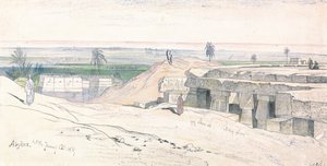 Abydos, 13:00 Uhr, 12. Januar 1867 von Edward Lear