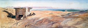 Dendera, 1867 von Edward Lear