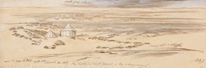 In der Nähe von Beer El Abt, 16:30 Uhr, 28. März 1867 von Edward Lear