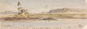 In der Nähe von Garf Hossayn, 31. Januar 1867, 15:40 Uhr von Edward Lear