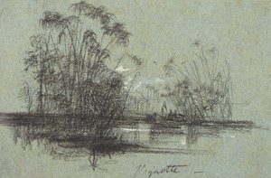 Papyrus am Anapus, aus Ansichten von Sizilien