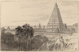 Tanjore, Indien von Edward Lear