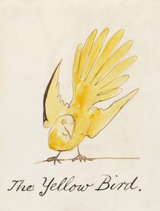 Der gelbe Vogel, aus "Sechzehn Zeichnungen komischer Vögel"