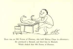 Es war ein alter Mann aus Florenz, der Hammelkoteletts verabscheute von Edward Lear