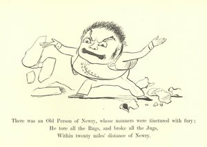 Es war eine alte Person aus Newry, deren Manieren von Wut geprägt waren von Edward Lear