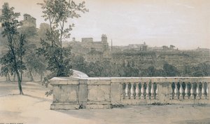 Ansichten von Rom und seiner Umgebung: Rom vom Monte Pincio