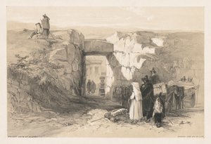 Ansichten von Rom und seiner Umgebung: Altes Tor von Alatri von Edward Lear