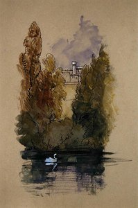Warwick Castle von Edward Lear