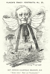 George Granville Bradley, englischer Geistlicher, Gelehrter und Dekan von Westminster (Karikatur)