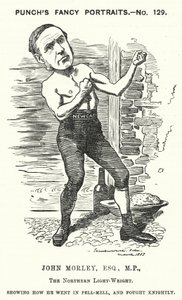 John Morley, englischer liberaler Politiker (Stich)