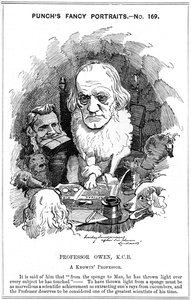 Richard Owen, englischer Zoologe von Edward Linley Sambourne