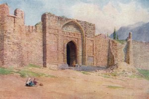 Tor der Außenmauer, Hari Parbat Fort, Srinagar