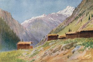 Blick ins Gurais-Tal, vom Dorf Dudhgai