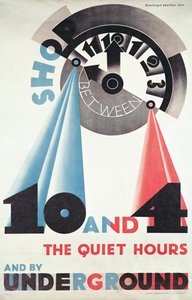 Werbung für die Londoner U-Bahn