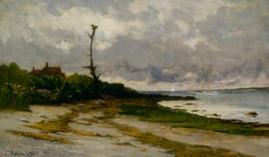Landschaft bei Newport, R. I., ca. 1877-1878 von Edward Mitchell Bannister
