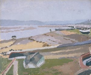 Towy-Mündung, Ferryside von Edward Morland Lewis