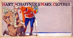 Werbung für Hart, Schaffner & Marx Kleidung, veröffentlicht 1900