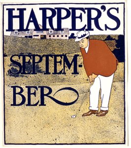 Mann spielt Golf, September Harper