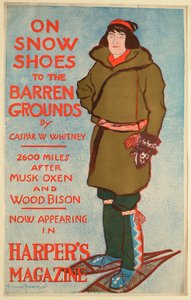 Auf Schneeschuhen zum Ödland von Edward Penfield