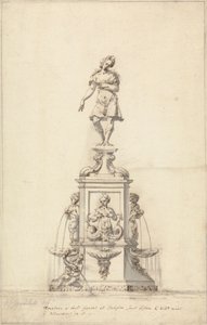 Der Diana-Brunnen, Bushy Park: Originalentwurf