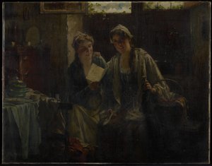 Zwei Frauen zu Besuch