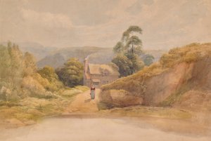 Landschaft mit Hütte von Edward Pretty