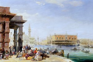 Der Dogenpalast von Santa Maria della Salute aus gesehen