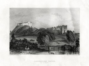 Carisbrooke Castle, Newport, Isle of Wight, 1860 von Edward Radclyffe