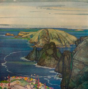 Die Insel Brecqhou, vor Sark, ca. 1921